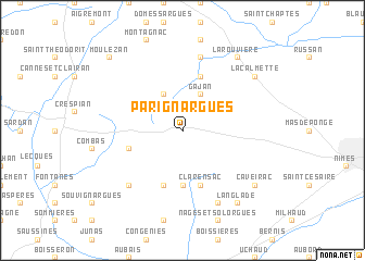 map of Parignargues