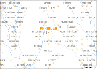 map of Parincea