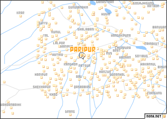 map of Pāripur