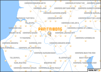 map of Parit Nibong