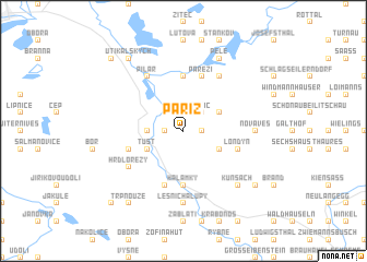 map of Paříž