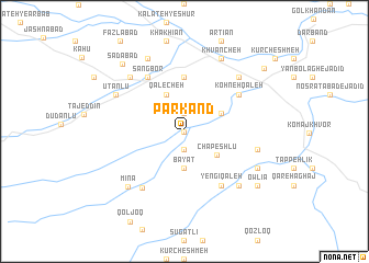 map of Parkand