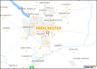 map of Parkchester