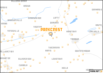 map of Park Crest