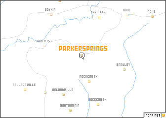 map of Parker Springs