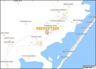 map of Parkertown