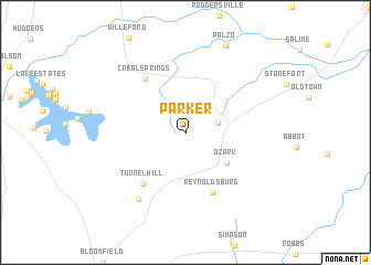 map of Parker