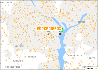 map of Parkfairfax