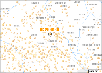 map of Pārkho Kili