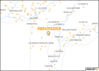 map of Parkinsonia