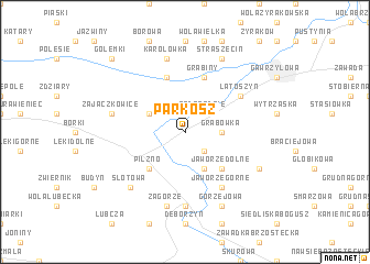 map of Parkosz