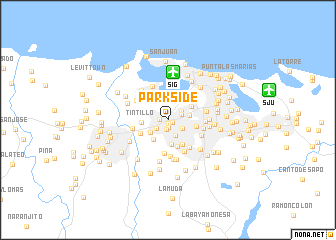 map of Parkside