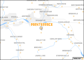 map of Park Terrace
