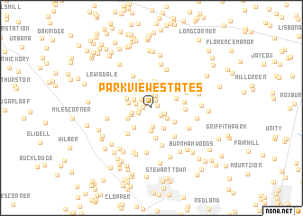 map of Park View Estates