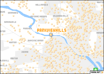 map of Parkview Hills