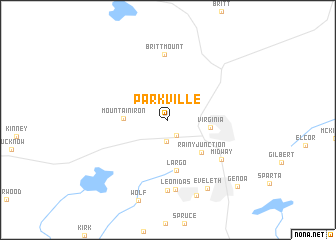 map of Parkville