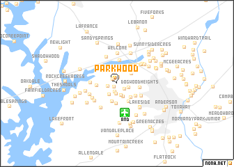 map of Parkwood