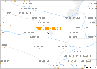 map of Parlaghalom