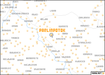 map of Parlin Potok