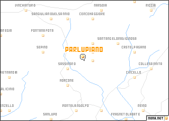 map of Parlupiano