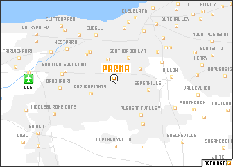 map of Parma