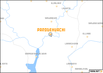 map of Parodehuachi