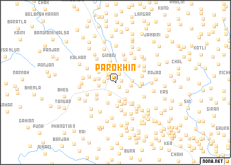 map of Parokhin