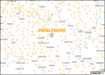 map of Parol ka Dhak