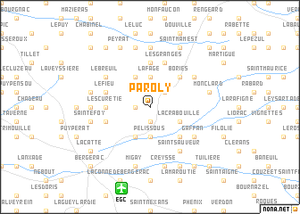 map of Paroly