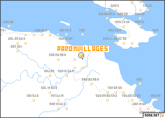 map of Parom Villages