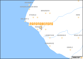 map of Paronaberoro