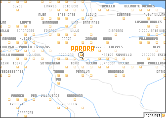 map of Parora