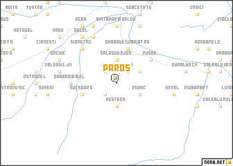 map of Paroş