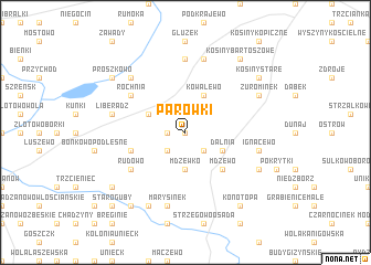 map of Parówki