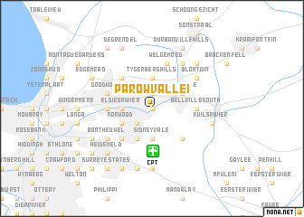 map of Parowvallei