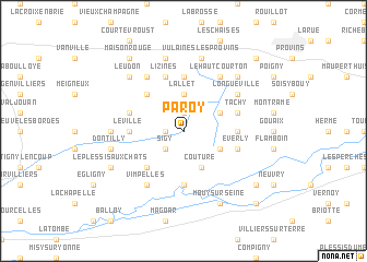 map of Paroy