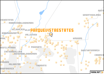 map of Parque Vista Estates