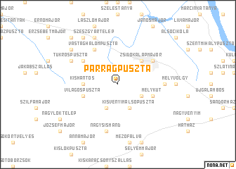 map of Parragpuszta