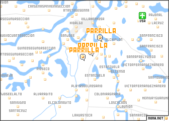 map of Parrilla