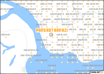 map of Pārsāota Ārāzi