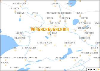 map of Parshchevshchina