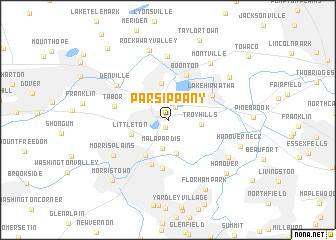 map of Parsippany