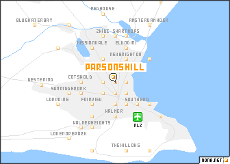 map of Parsons Hill