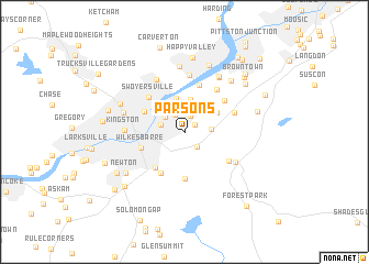 map of Parsons