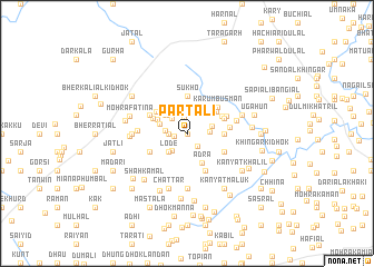 map of Partāli