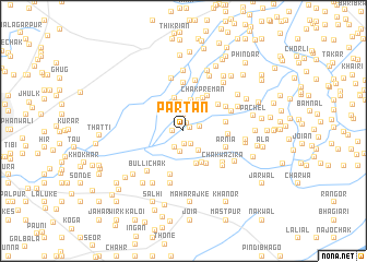 map of Partān