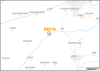 map of Parţa