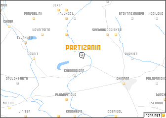 map of Partizanin