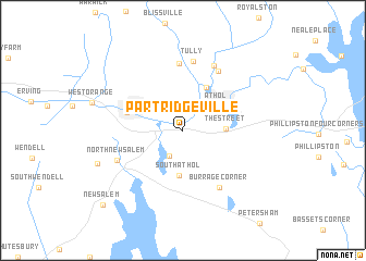 map of Partridgeville
