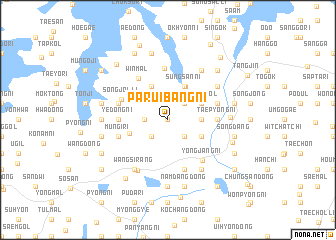 map of Parŭibang-ni